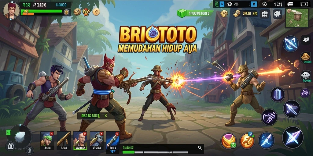 Tampilan antarmuka utama BRIOTOTO yang sederhana dan fungsional.