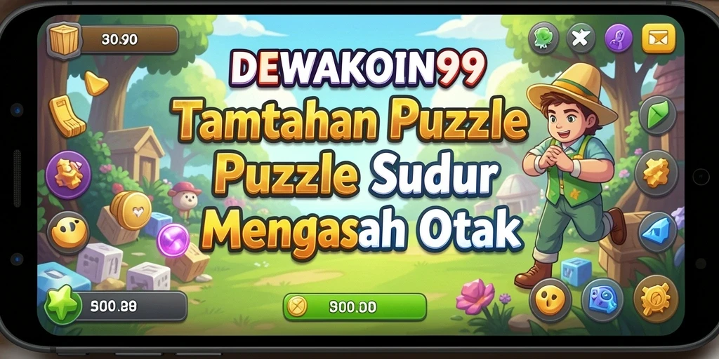 Screenshot utama DEWAKOIN99 menampilkan gameplay Puzzle yang seru dan menantang.