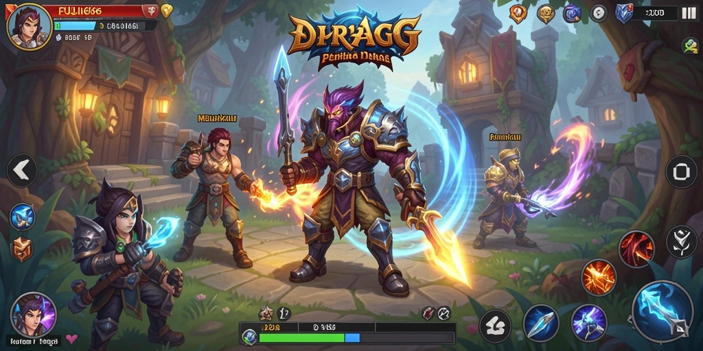 Screenshot gameplay FUJI66 menampilkan aksi pertarungan epik dengan grafis menawan.