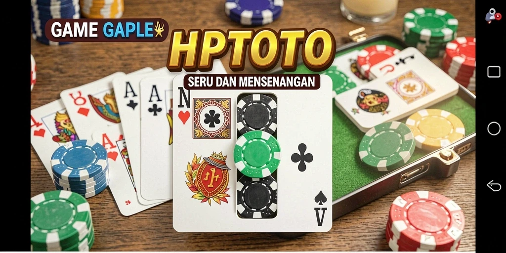 Tangkapan layar HPTOTO menampilkan gameplay Gaple yang seru.