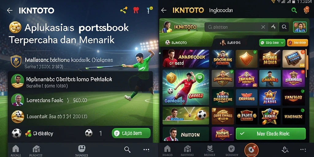 Tampilan gameplay seru dari aplikasi Sportsbook IKNTOTO.