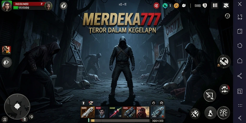 Menampilkan gameplay menyeramkan dari MERDEKA777.