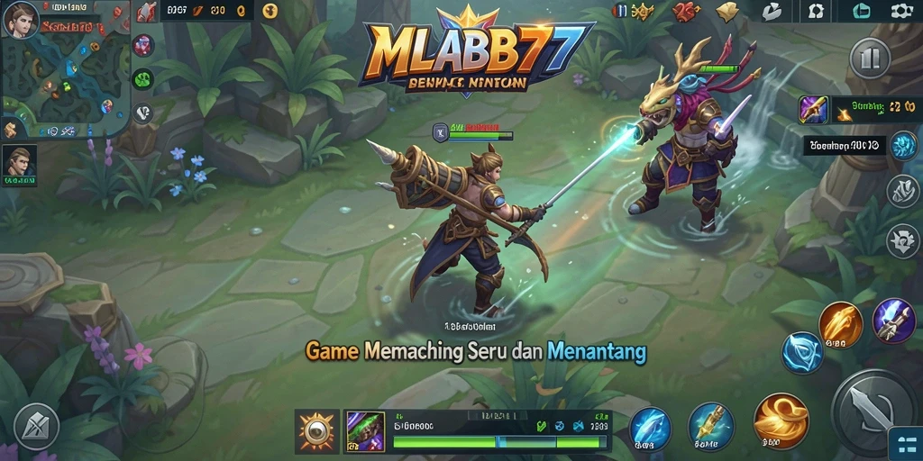 Screenshot gameplay MLBB777 menampilkan aksi memancing penuh warna dan efek visual yang memukau.