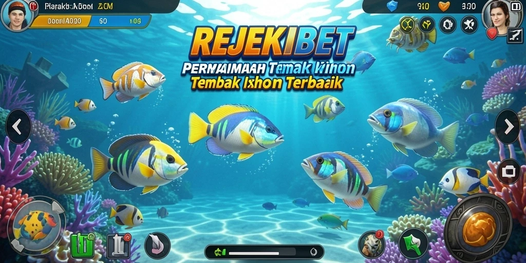 Gameplay seru Tembak Ikan yang memukau di REJEKIBET.