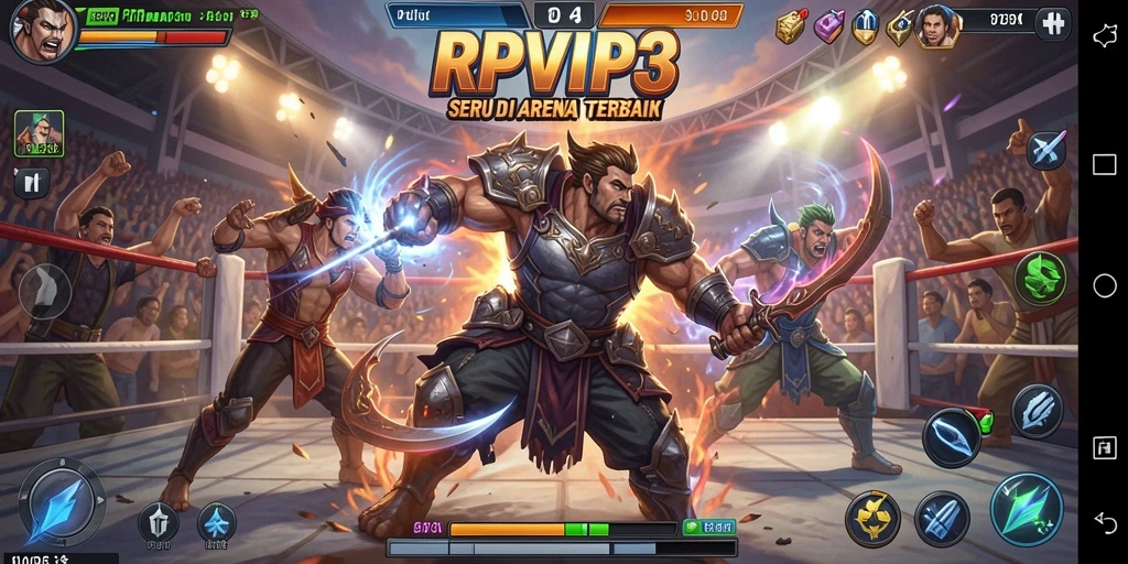 Gameplay mendebarkan dengan berbagai karakter Fighting yang unik.