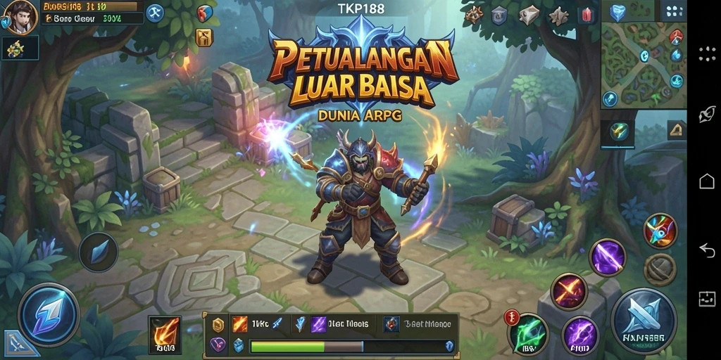 Gameplay mendebarkan dalam dunia petualangan ARPG.