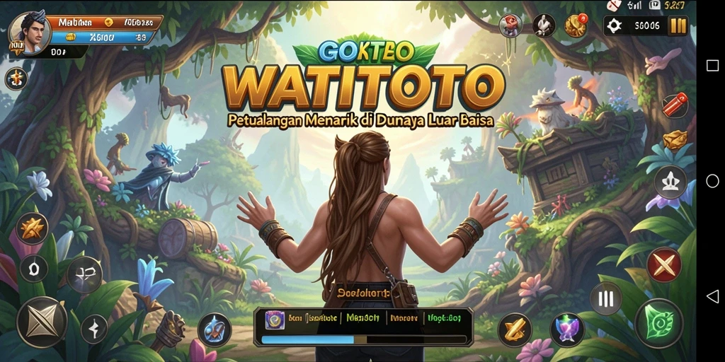 Gameplay WATITOTO yang seru dan menantang, penuh eksplorasi.